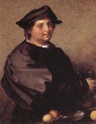 Andrea del Sarto Portrait of man oil